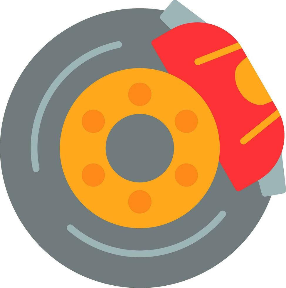 Brake disc Vector Icon Design