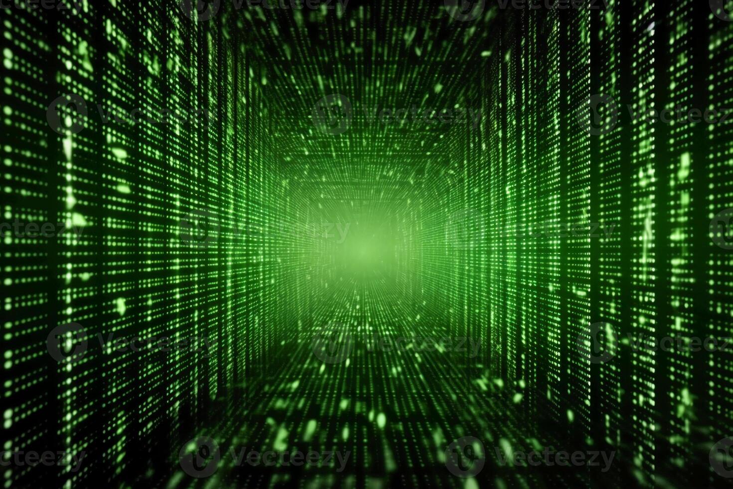 Matrix binary code background. photo