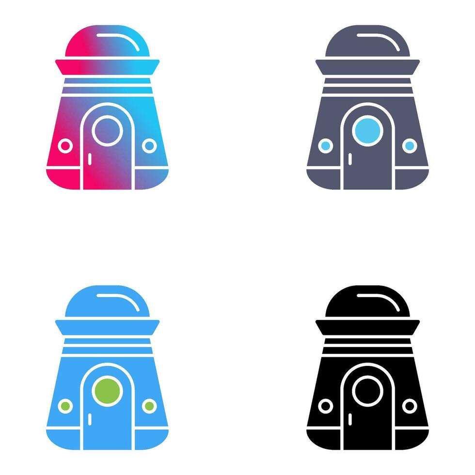 Space Capsule Vector Icon