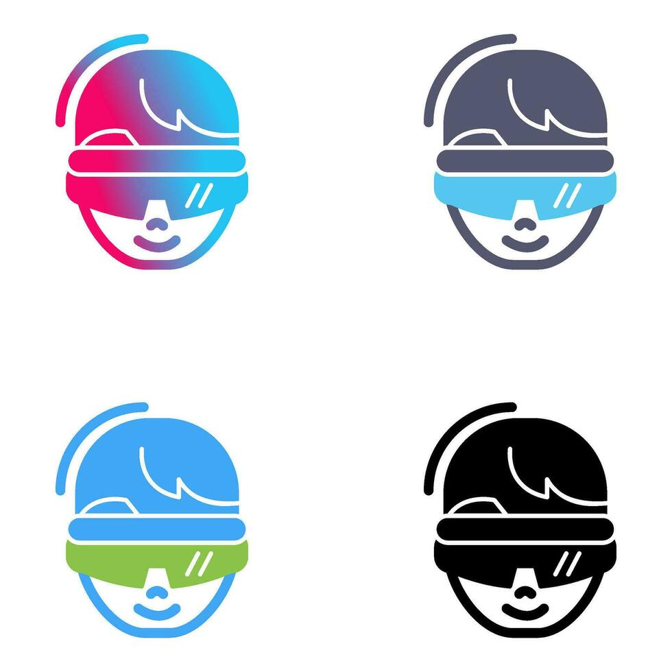 virtual Reality Glasses Vector Icon