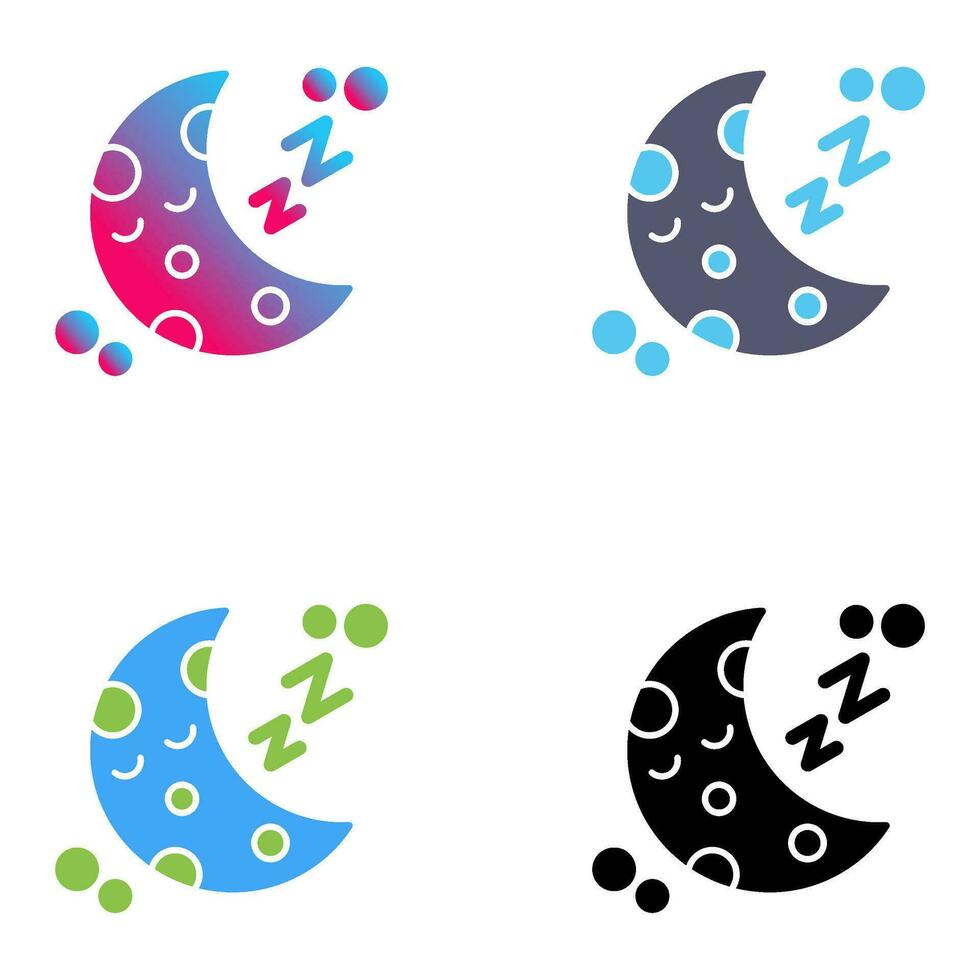 Sleeping Vector Icon