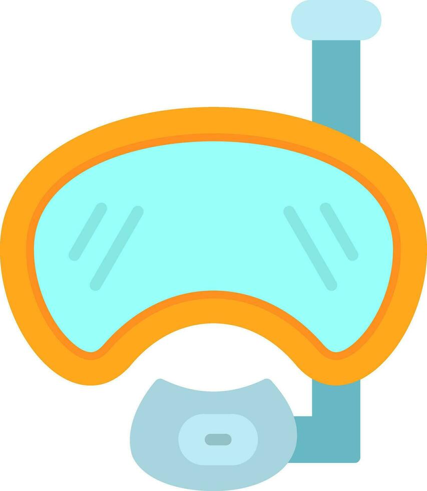 diseño de icono de vector de máscara de buceo