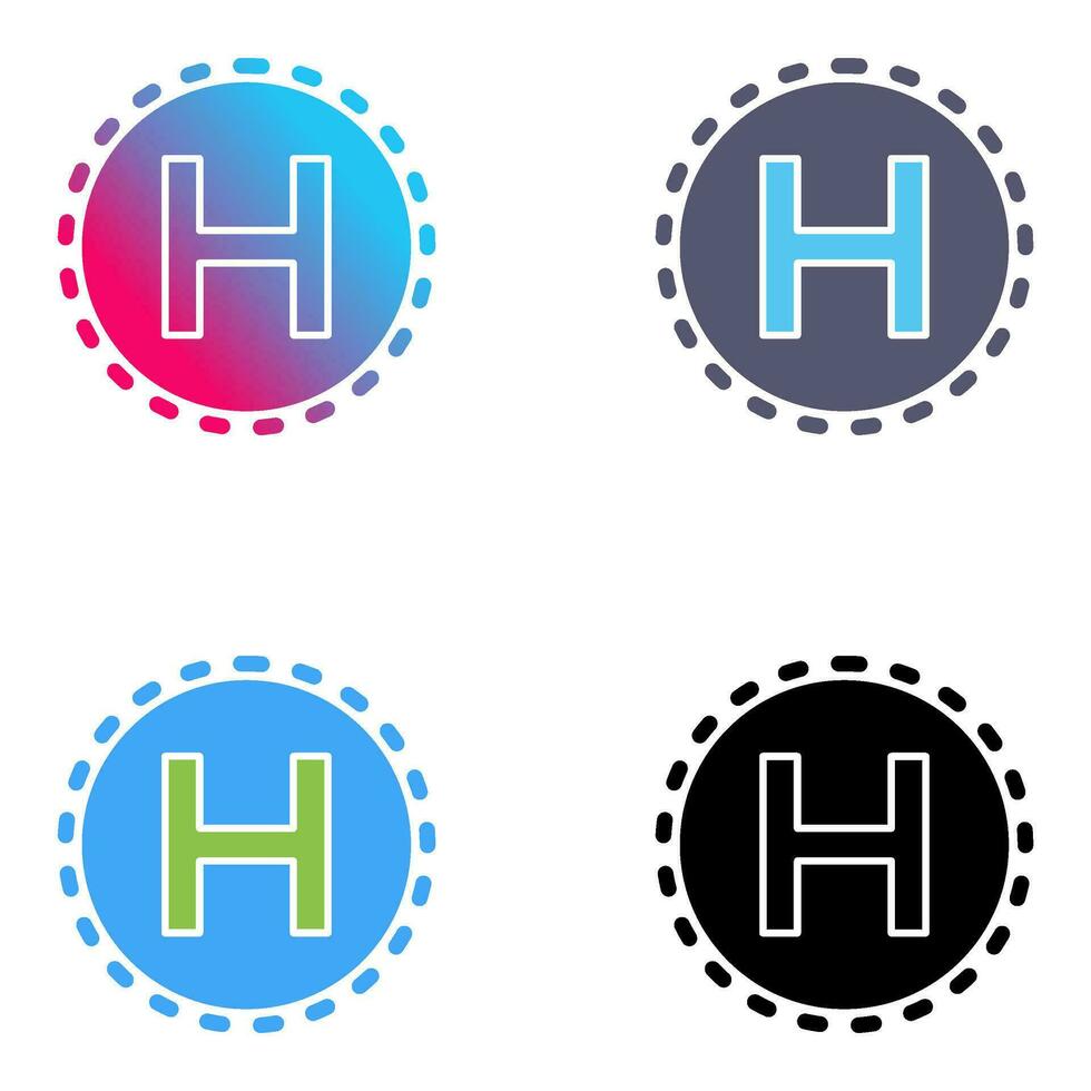 Helipad Vector Icon