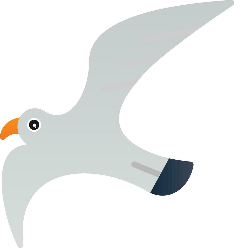 Seagull Vector Icon Design