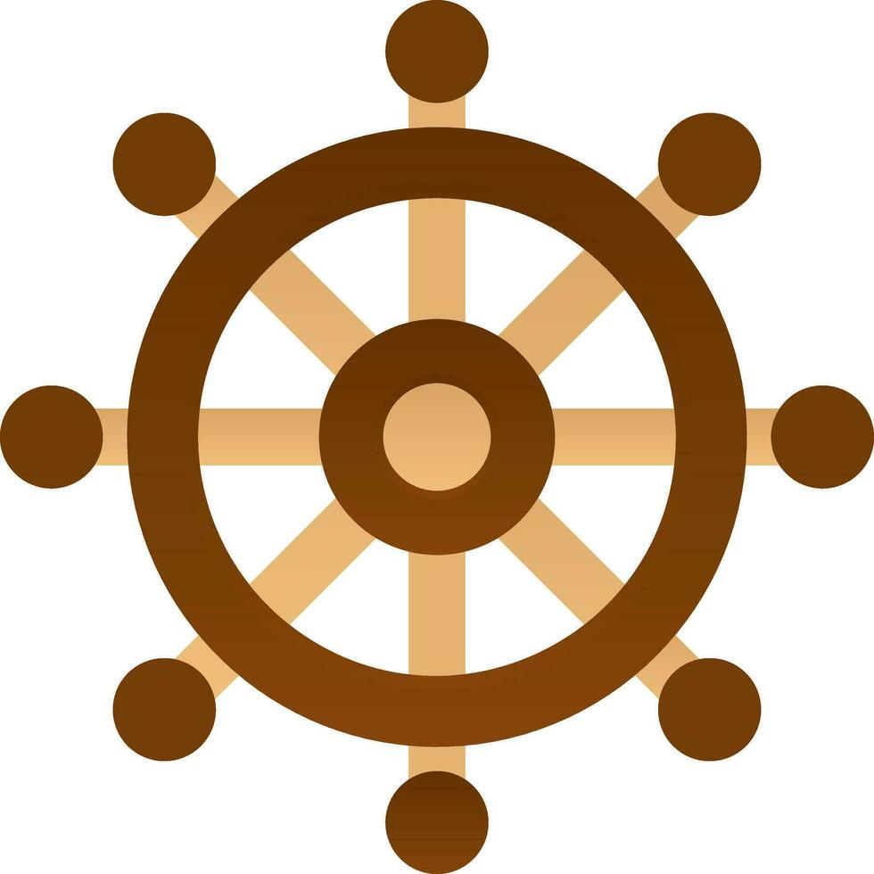 Rudder Vector Icon Design