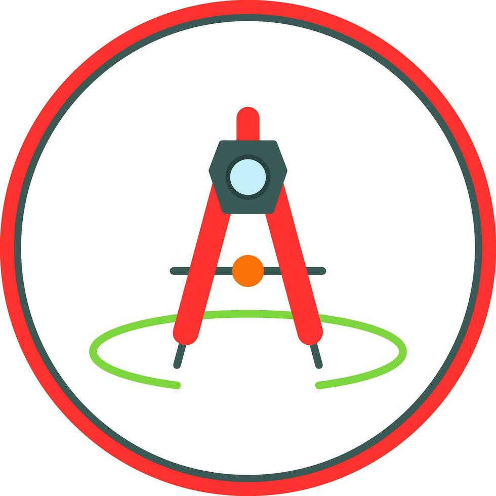 design compass Vector Icon Design