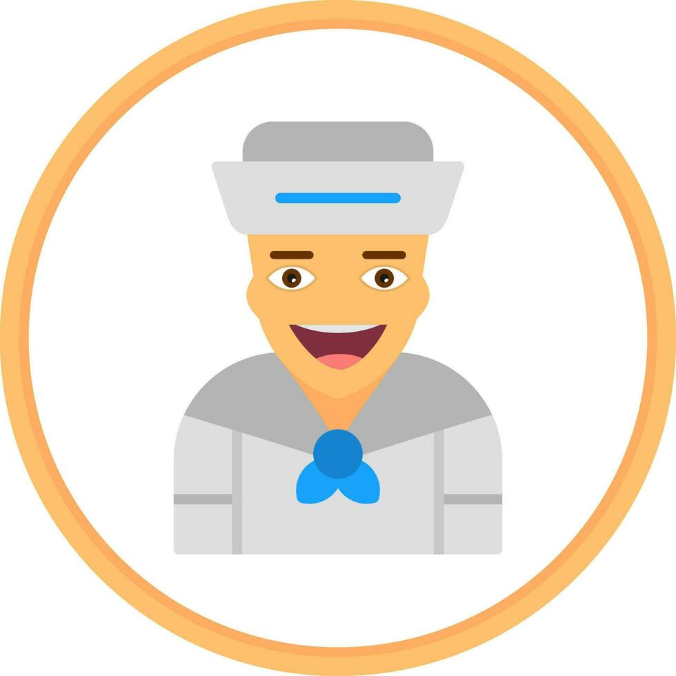 Sailor Vector Icon Design