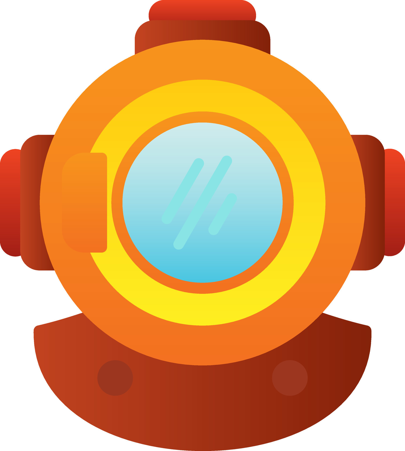 Diving helmet Vector Icon Design 25220393 Vector Art at Vecteezy