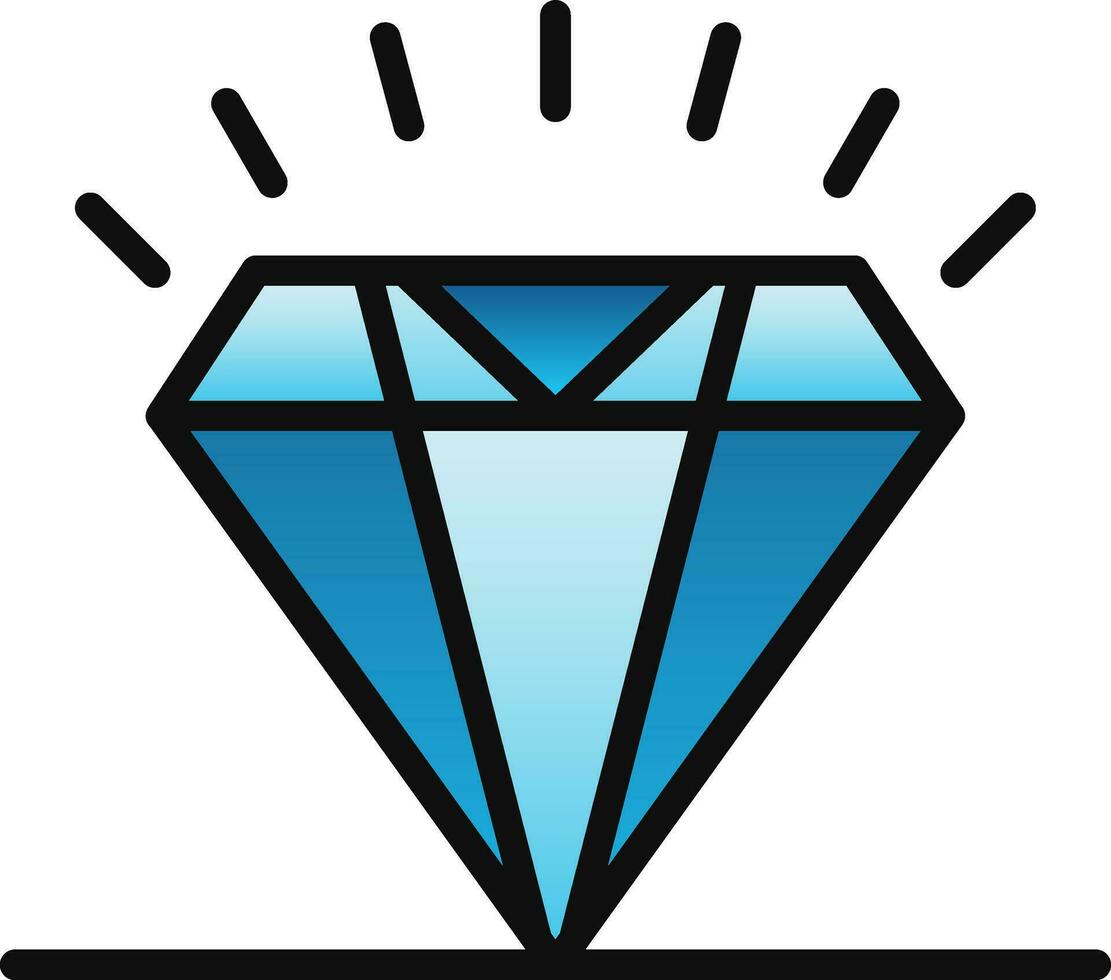 Diamond Vector Icon Design