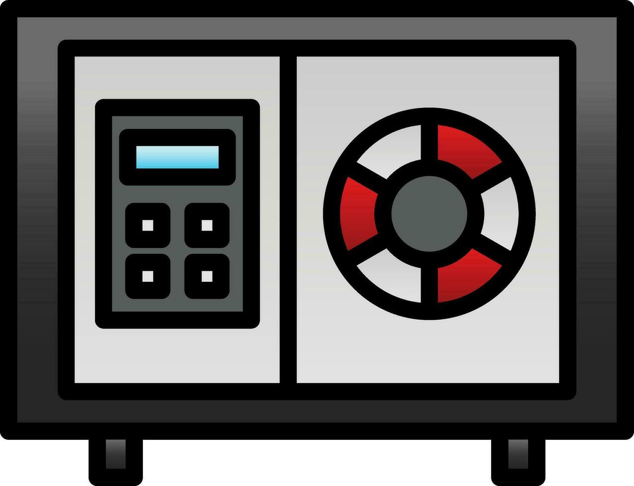 Safe box Vector Icon Design