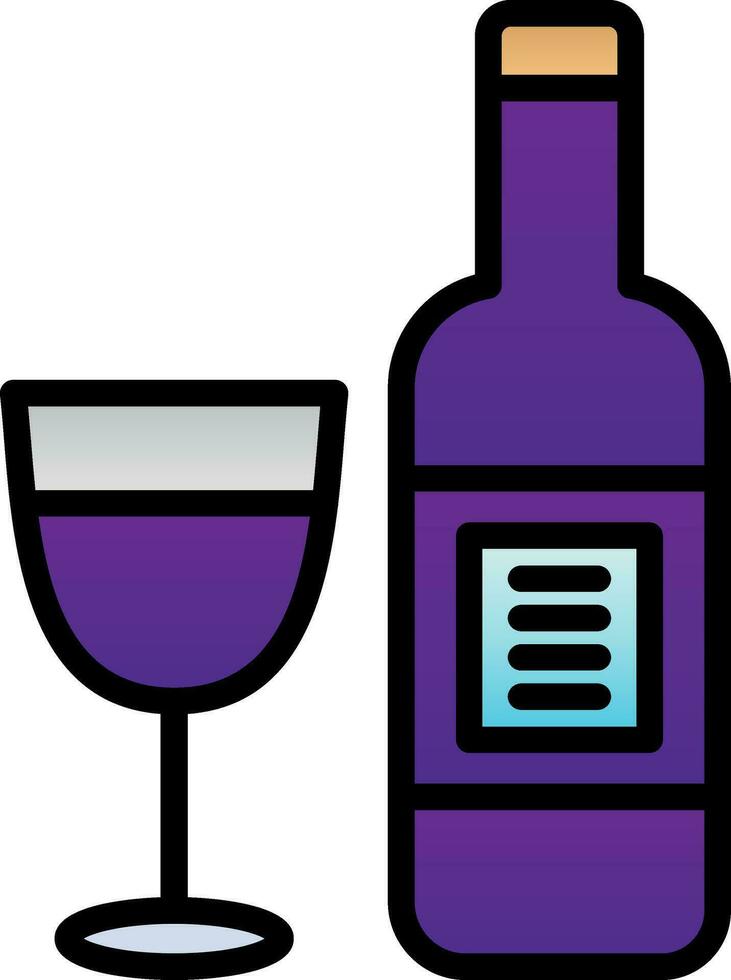 Wine Vector Icon Design