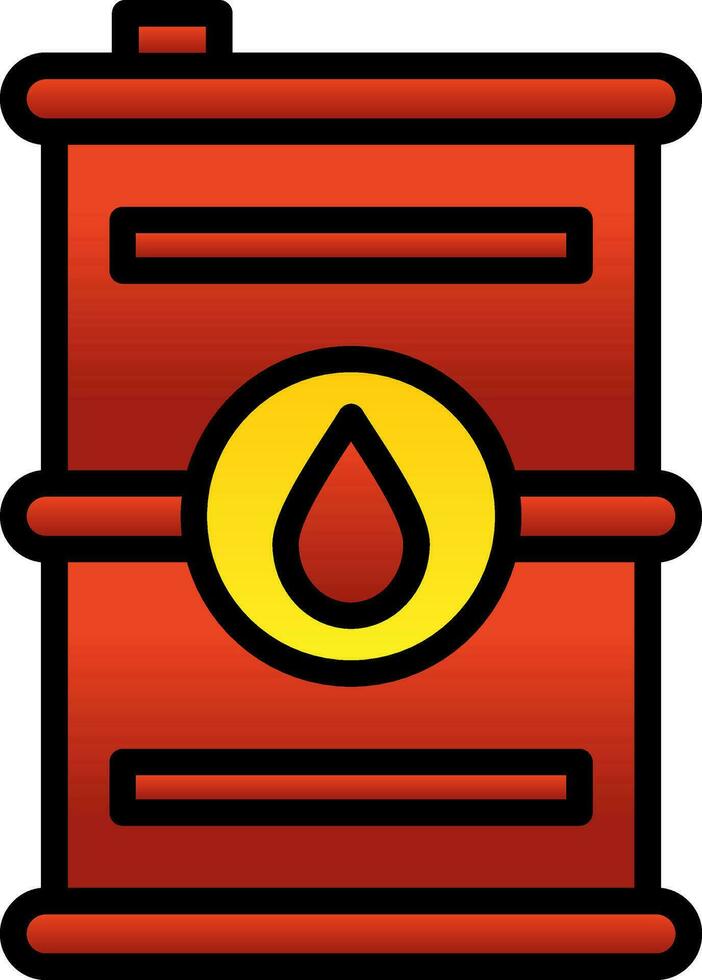 Oil Vector Icon Design