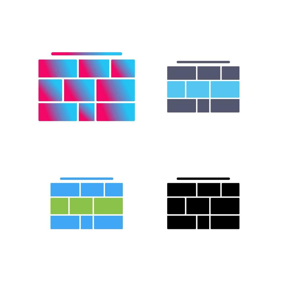 Brick wall Vector Icon