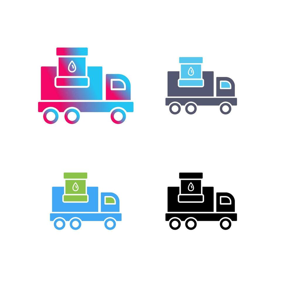 Fuel Truck Vector Icon