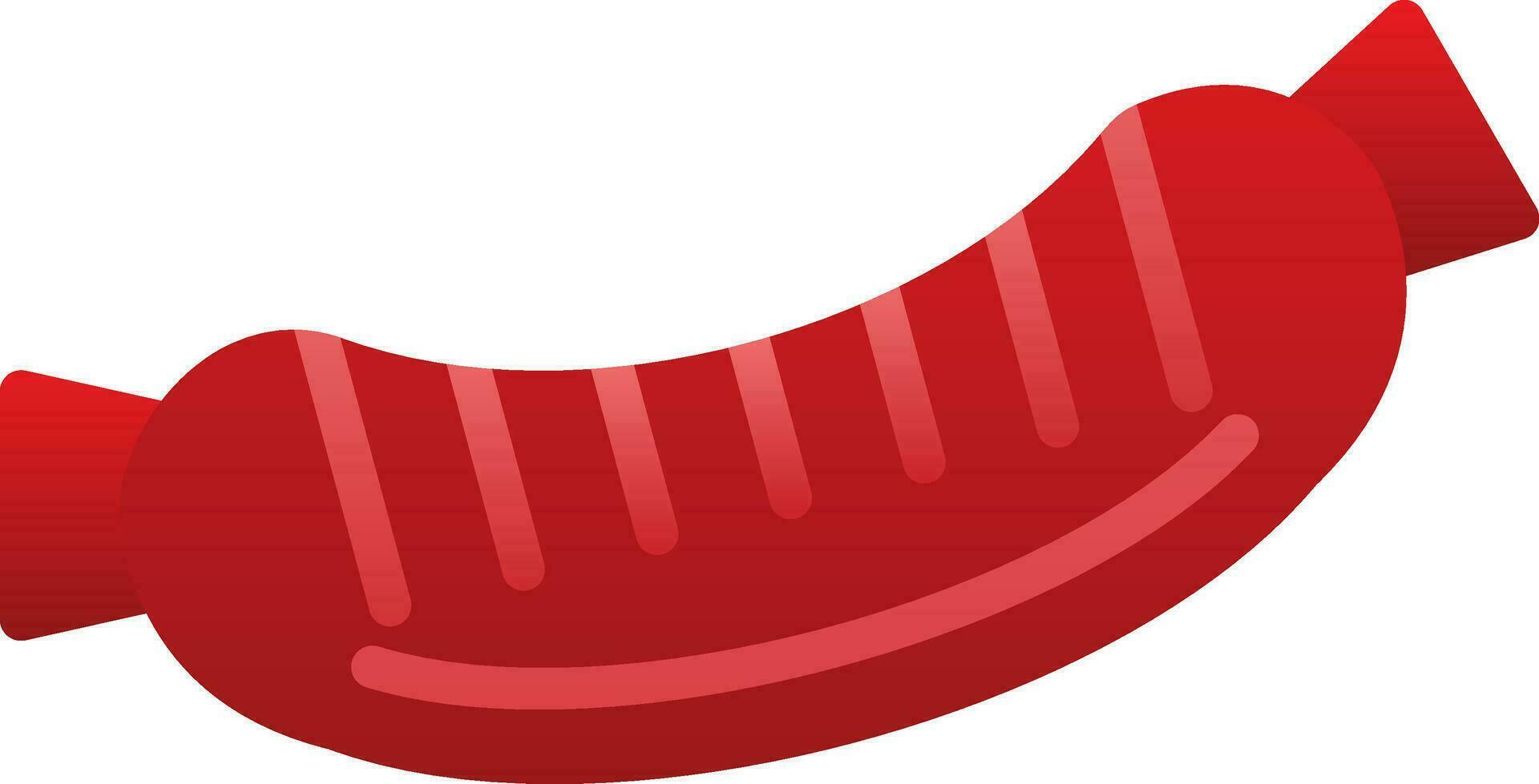 Sausage Vector Icon Design