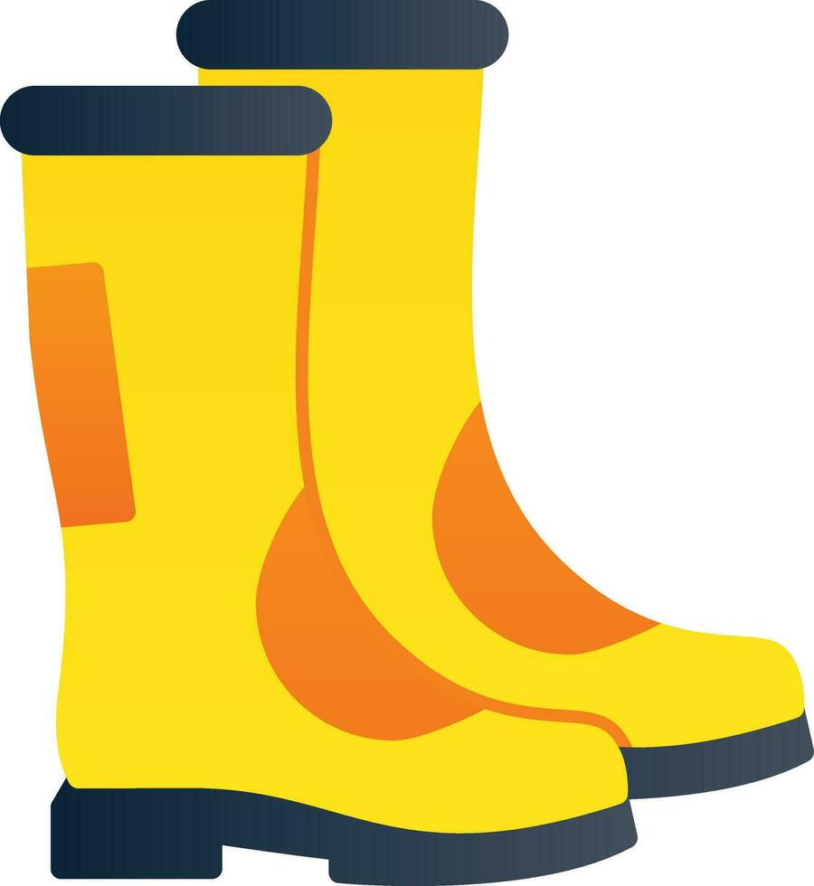 diseño de icono de vector de botas