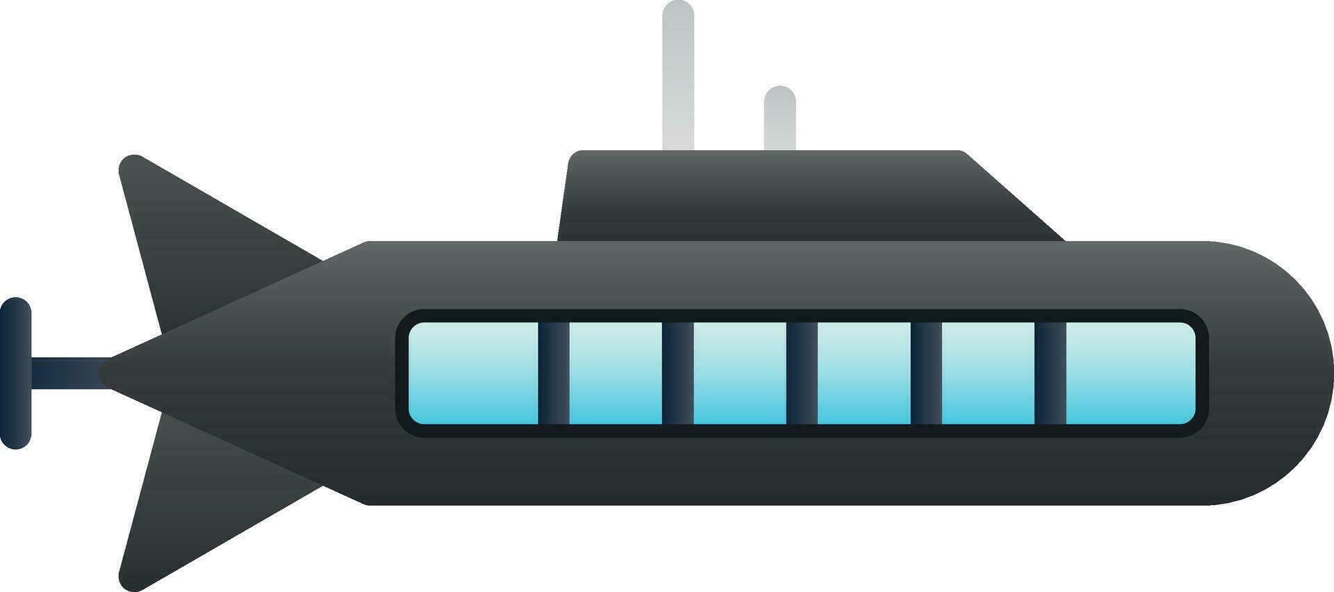 diseño de icono de vector submarino