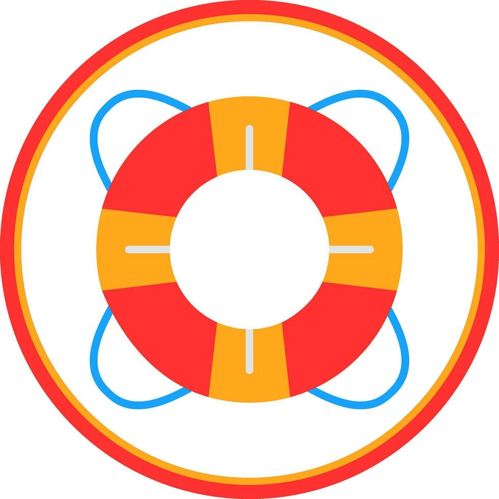 Lifebuoy Vector Icon Design