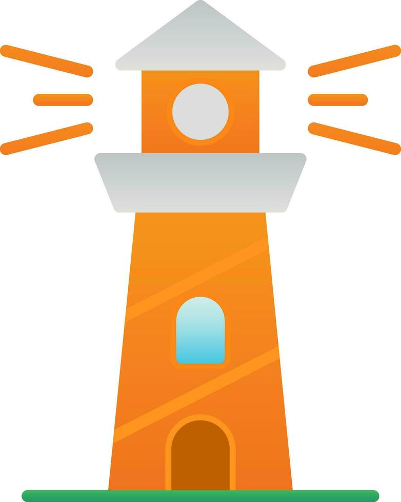 Lighthouse Vector Icon Design