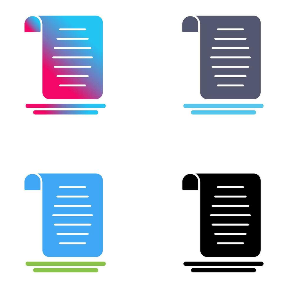 Document Vector Icon