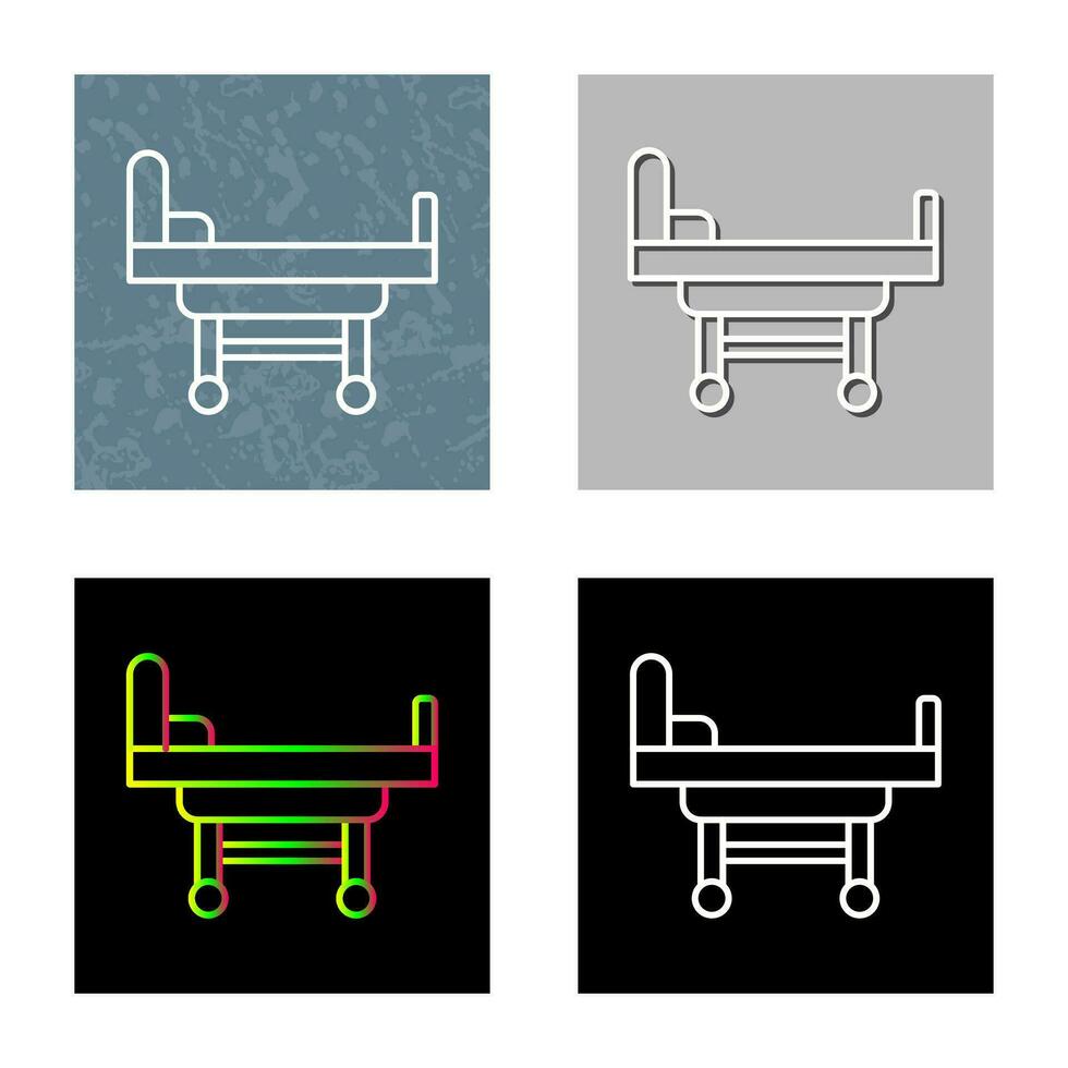 Hospital Bed Vector Icon