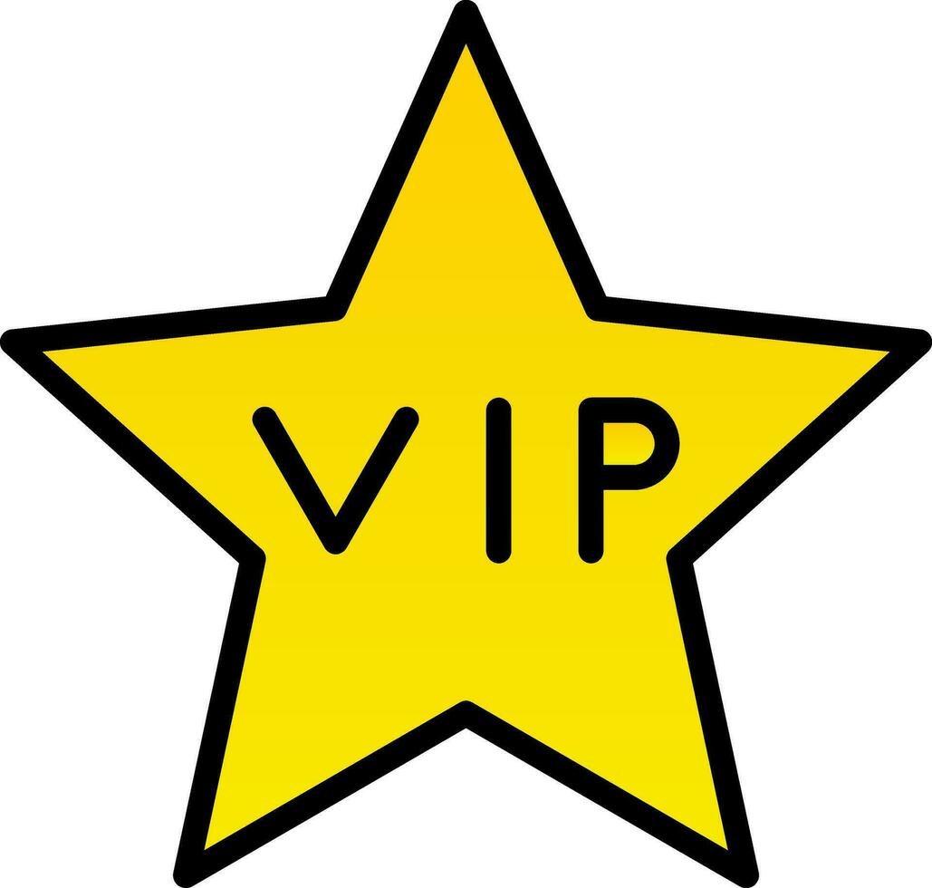 VIP vector icono diseño