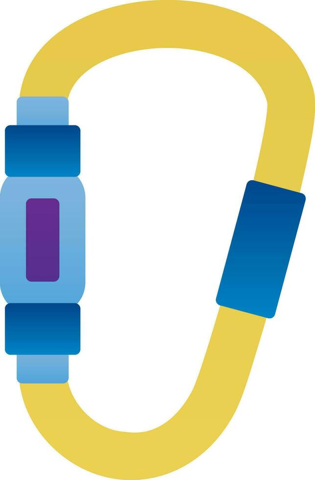 Carabiner Vector Icon Design