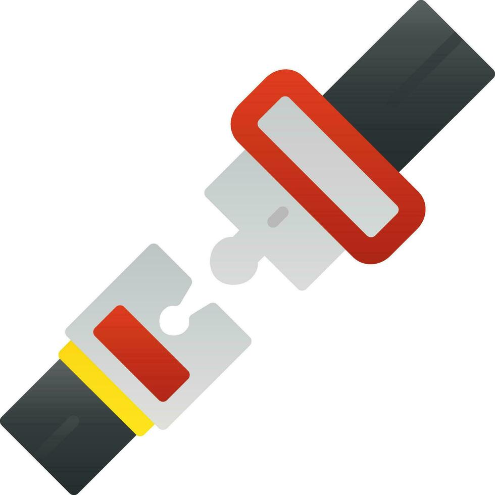 Seatbelt Vector Icon Design