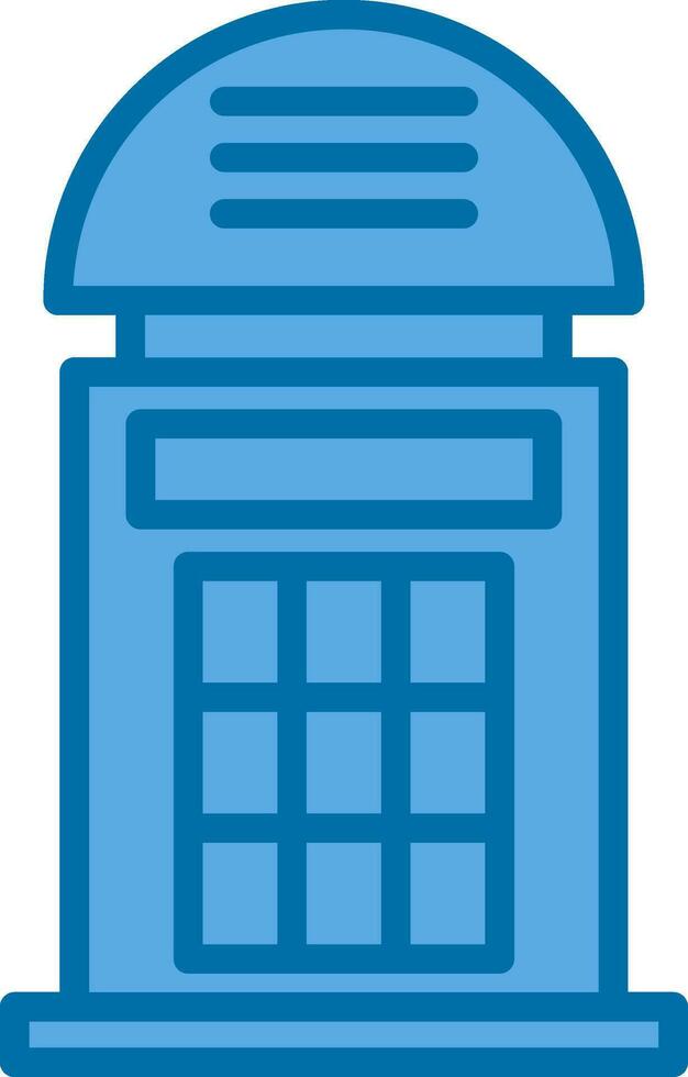 Phone booth Vector Icon Design