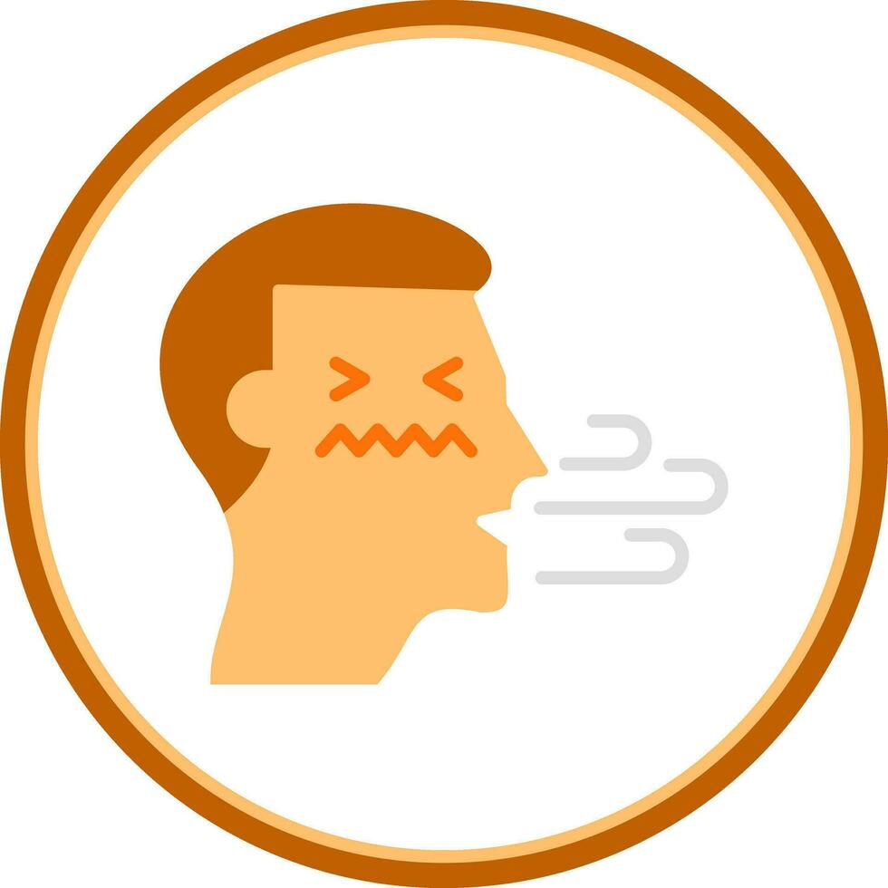 Bad breath Vector Icon Design