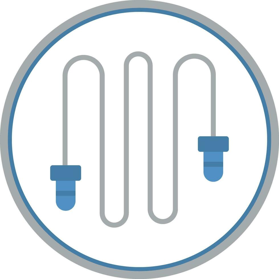 Jumping rope Vector Icon Design