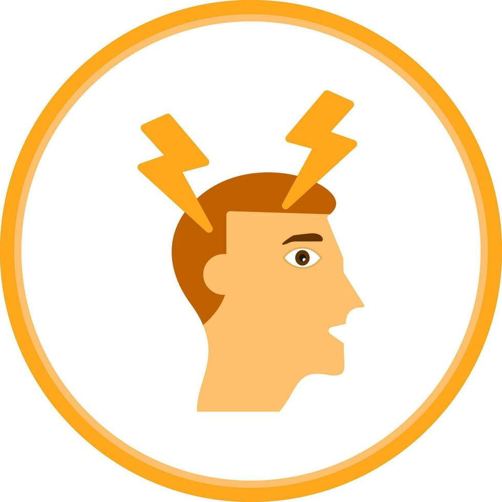 Headache Vector Icon Design