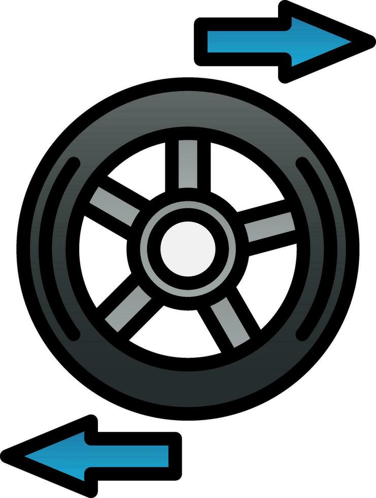 Wheel alignment Vector Icon Design
