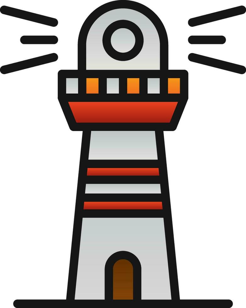 diseño de icono de vector de faro