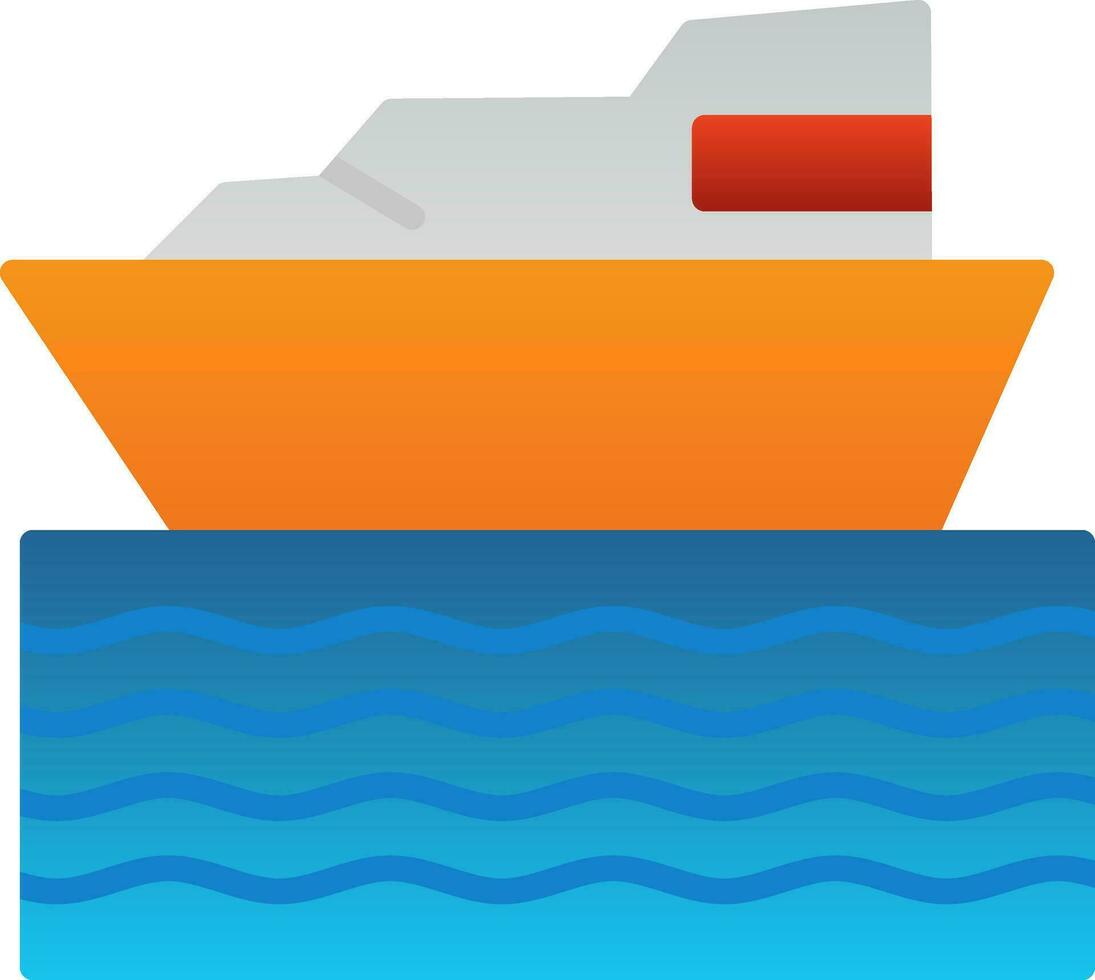 diseño de icono de vector de barco