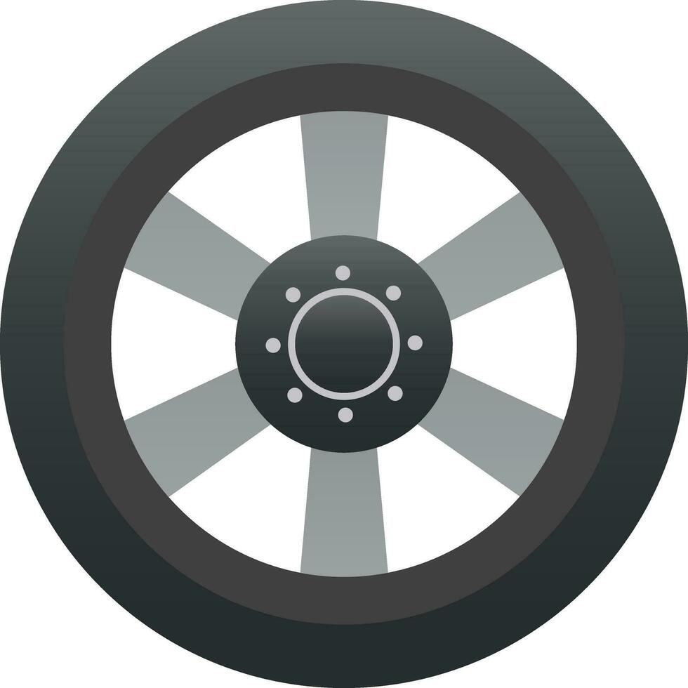 aleación rueda vector icono diseño