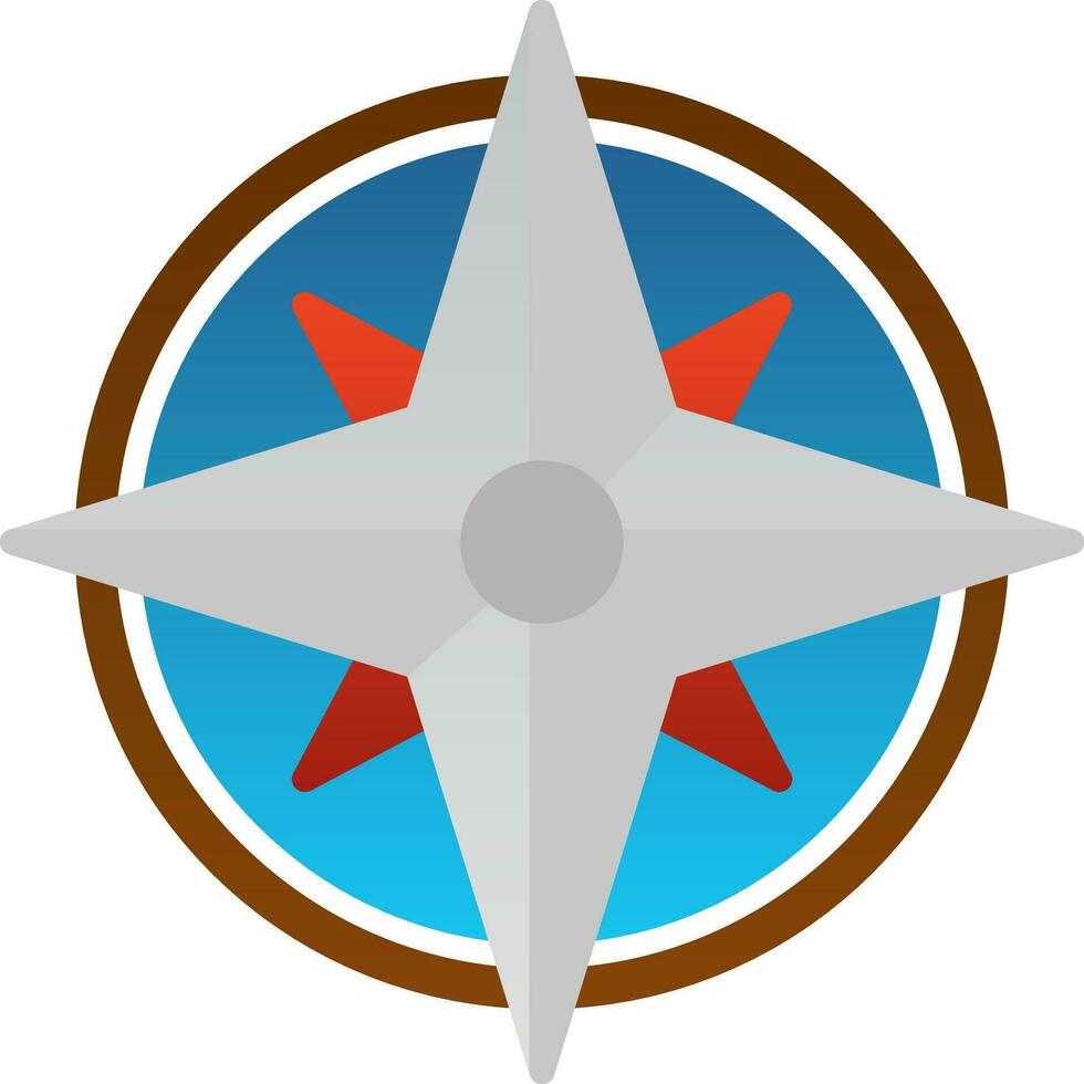 Wind rose Vector Icon Design