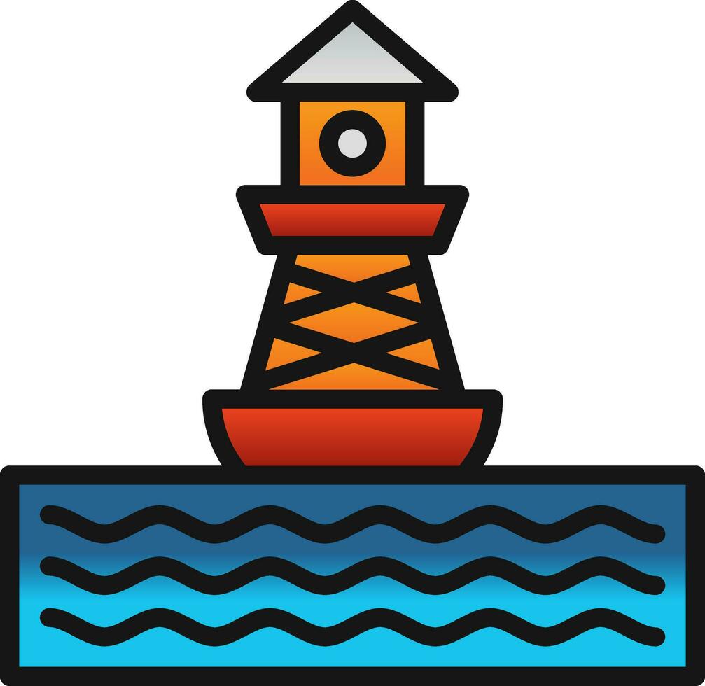 Buoy Vector Icon Design