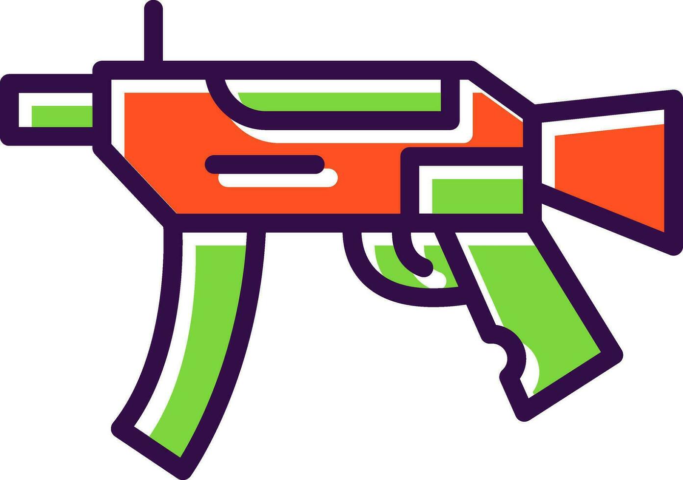 Mitraillete Vector Icon Design