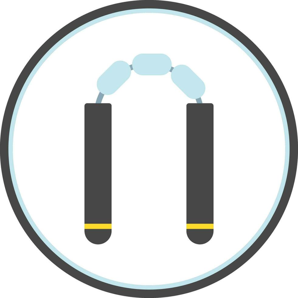 Nunchaku Vector Icon Design