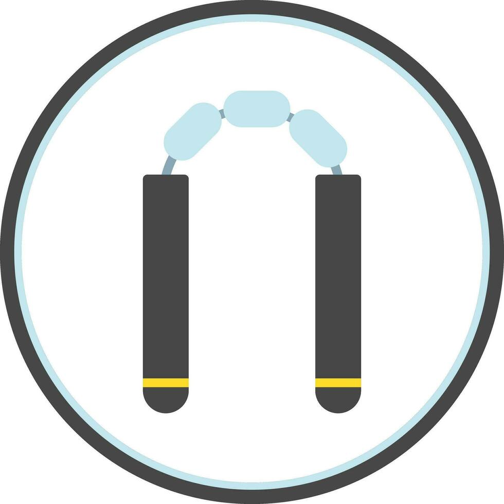 nunchaku vector icono diseño