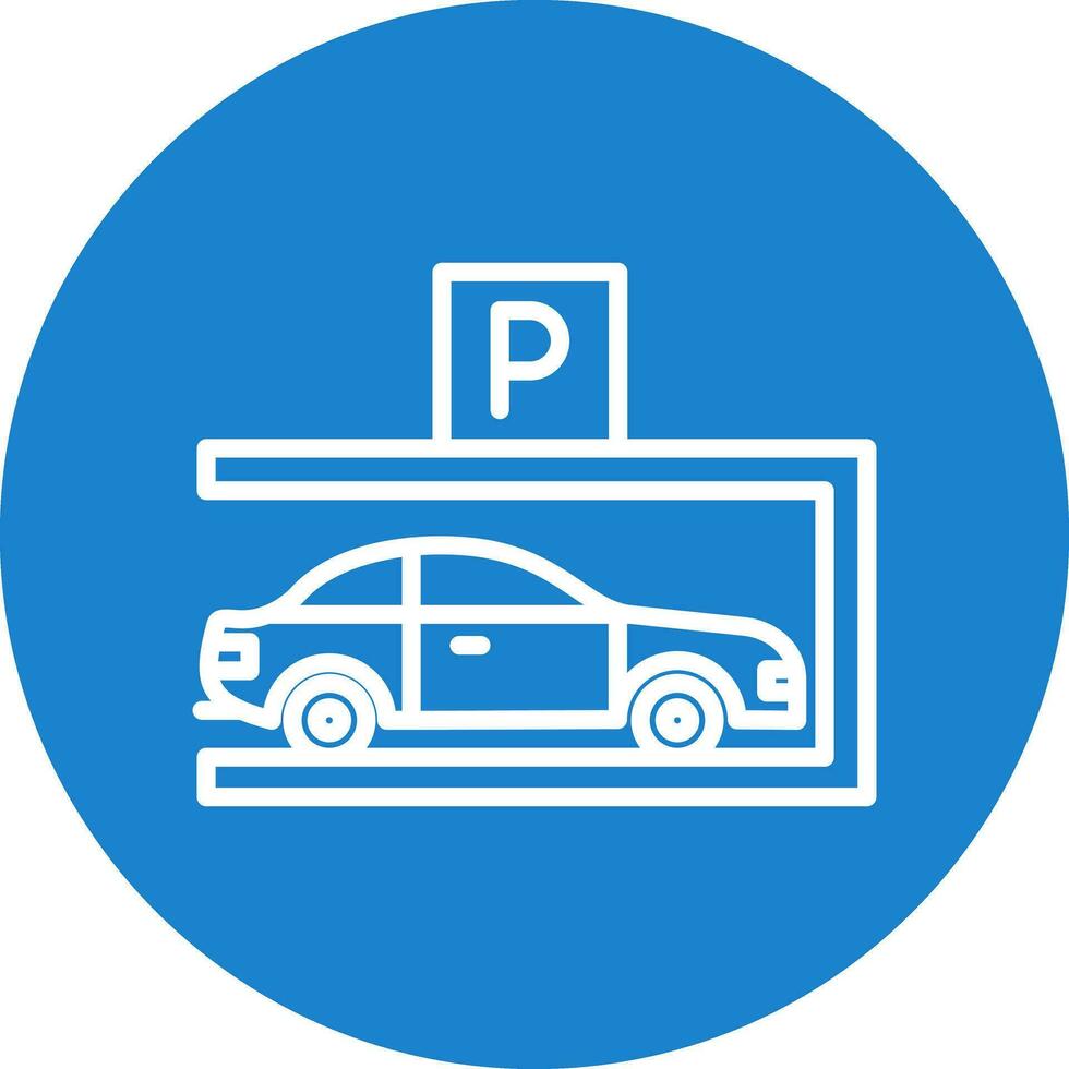 Parking Vector Icon Design