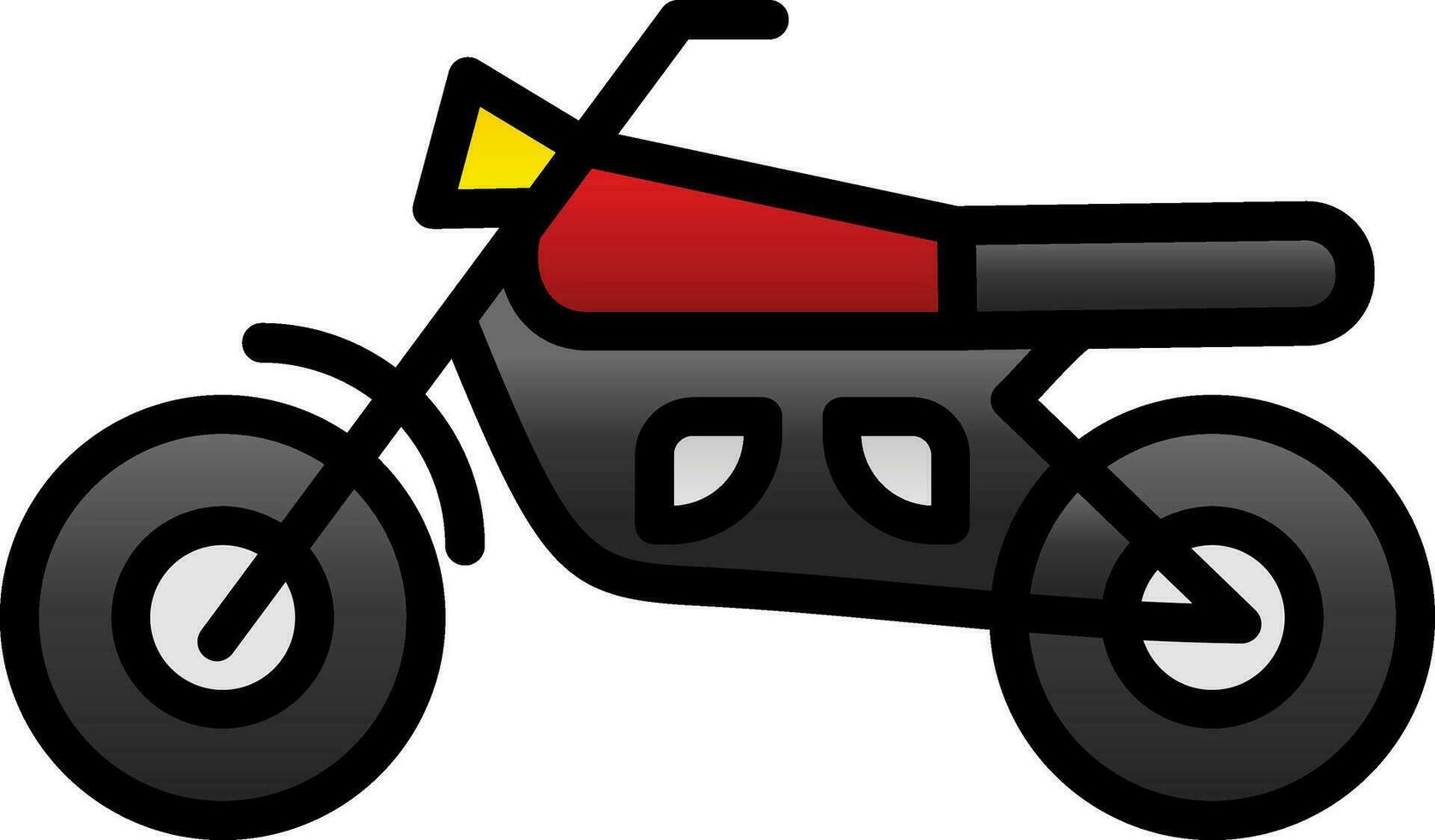 diseño de icono de vector de moto