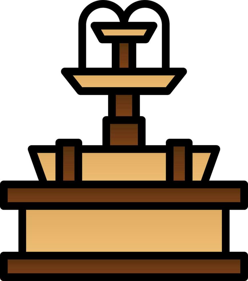 Fountain Vector Icon Design