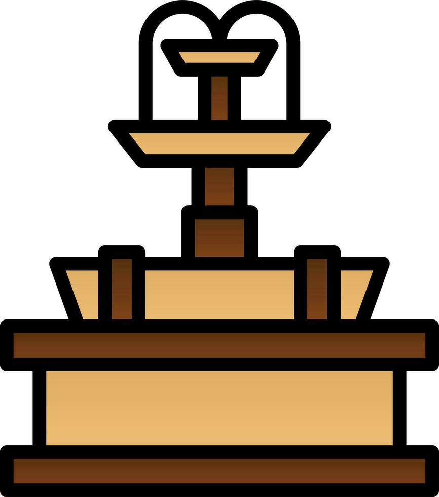 Fountain Vector Icon Design