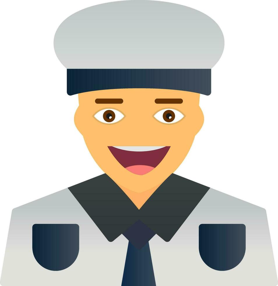 Captain Vector Icon Design