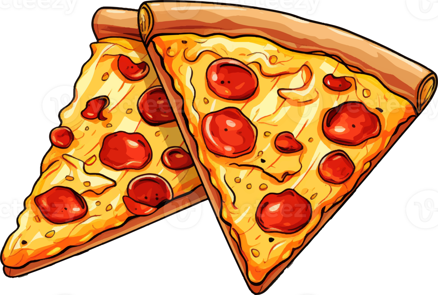 Pizza dibujos animados ai generar 25221306 PNG