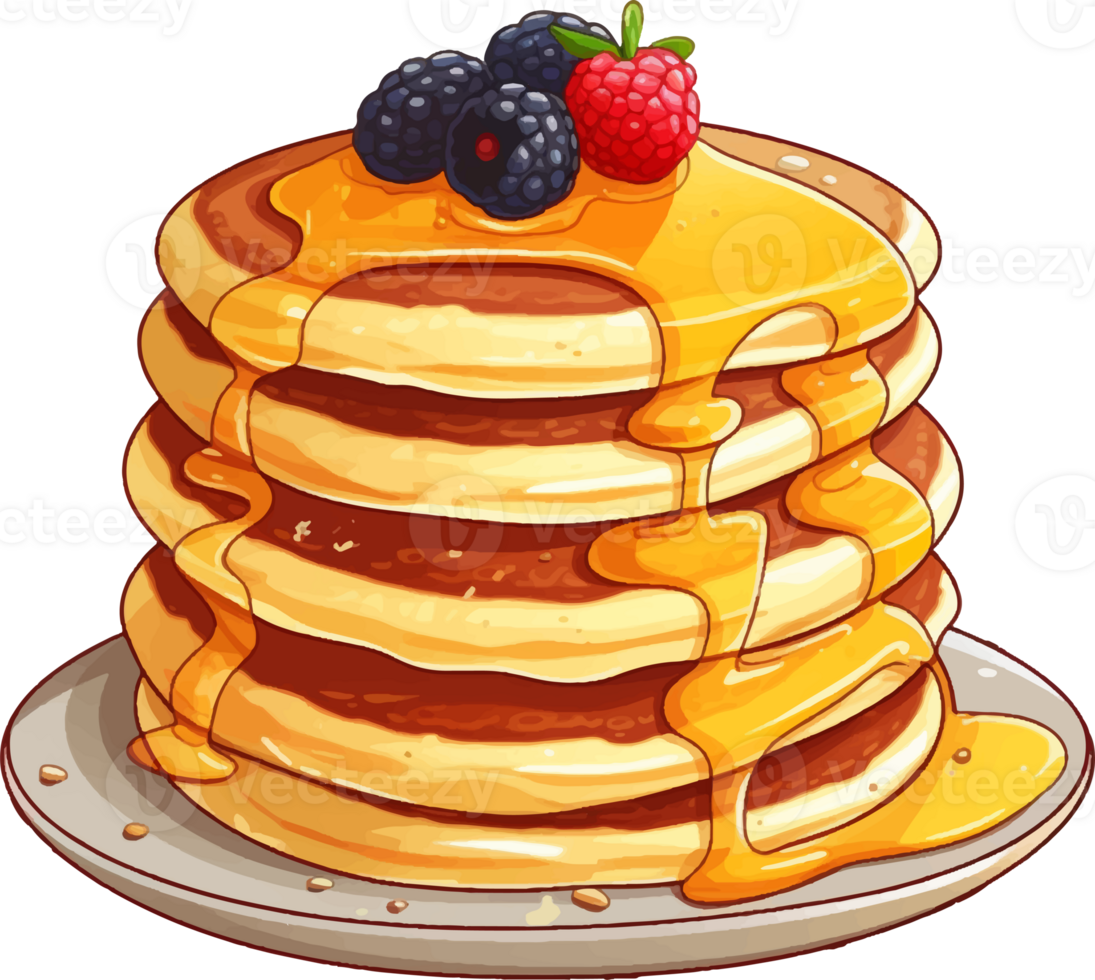 Pancake dessert bakery ai generate png