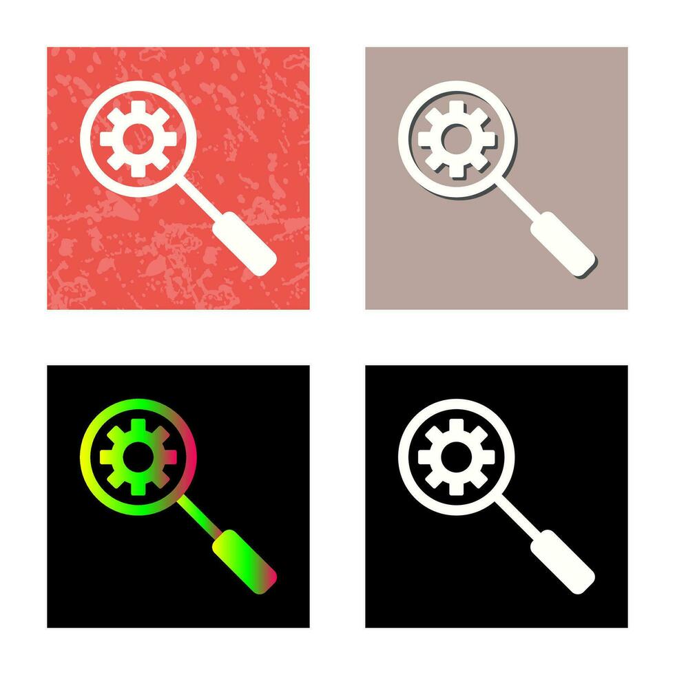 Unique Search Engine Optimizati Vector Icon