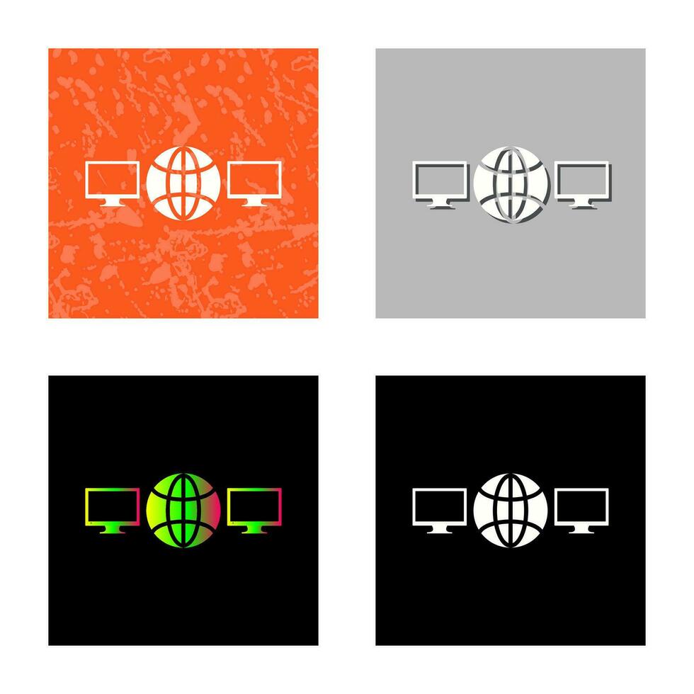 Unique Networks Vector Icon